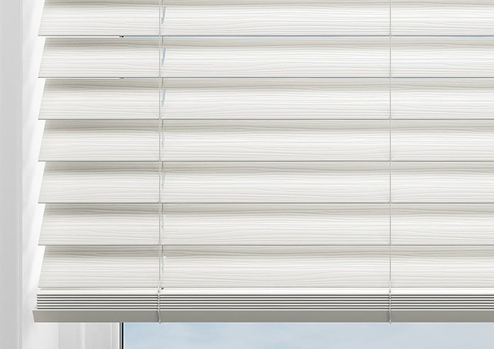 Ecowood, Soft White Fine Grain - Motorised Venetian Blind - Image 9